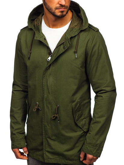 Geacă parka verde Bolf 5391