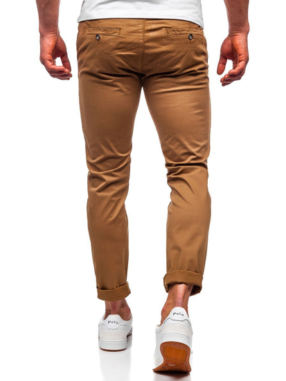 Pantaloni camel chinos Bolf 1146