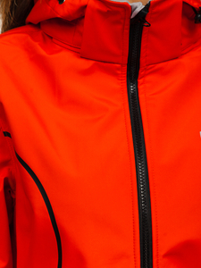 Geacă dame portocaliu softshell Bolf S010
