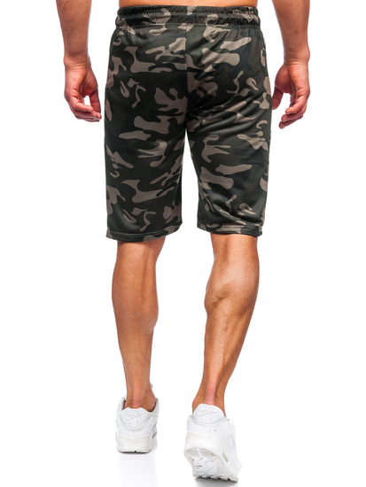 Pantaloni scurti de trening army verde-inchis Bolf JX873