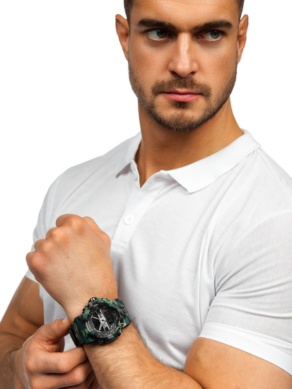 Ceas de mână army verde Bolf  3261