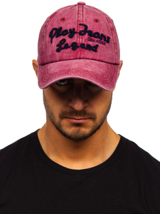 Șapcă cu cozoroc bordo Bolf CZ72