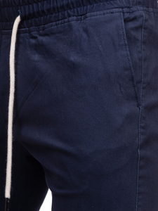 Pantaloni joggers bleumarin-închis Bolf 1145