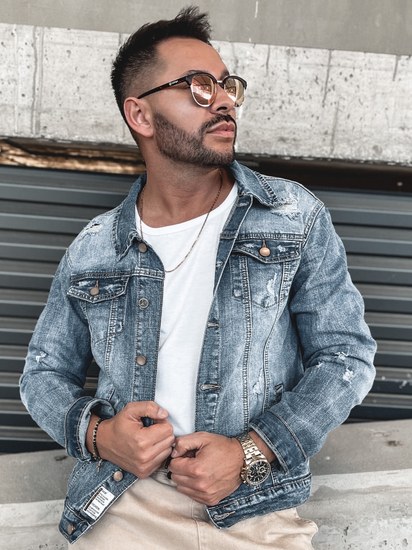 Geacă de blugi albastră Bolf MJ507B