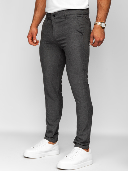 Pantaloni formali pentru bărbați din grafit Bolf 0041