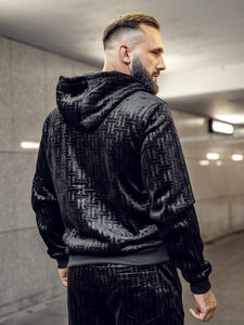 Trening velur negru dame Bolf 3B113A