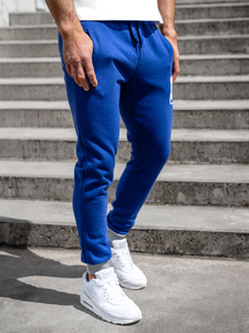 Pantaloni joggers albaștri Bolf K10001