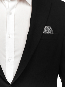 Jachetă elegantă bărbătească neagră Bolf 24400