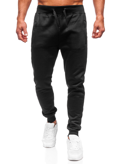 Pantaloni de trening joggers negri Bolf XW06