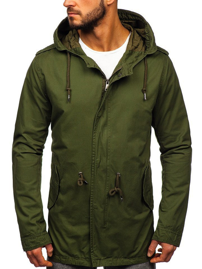 Geacă parka verde Bolf 5391