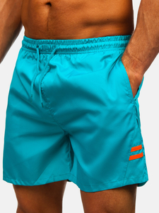 Pantaloni scurți de baie bărbătești albaștri Bolf QD29