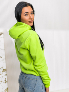 Hanorac cangur verde deschis pentru femei Bolf W02A1