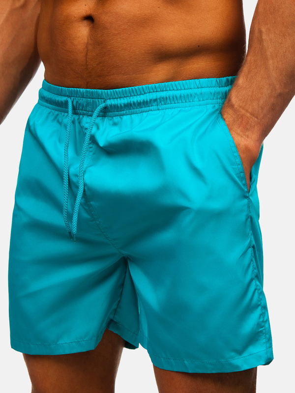 Pantaloni scurți de baie bărbătești albaștri Bolf QD32