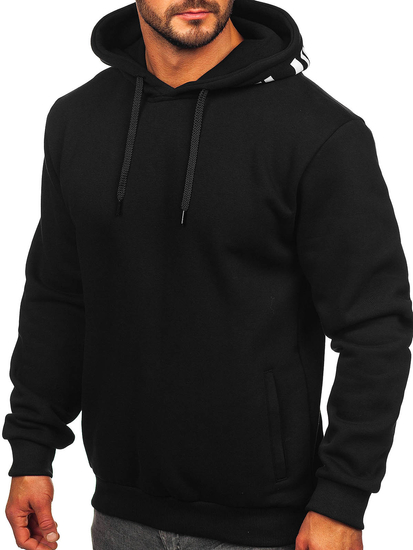 Hanorac negru cu imprimeu  Bolf 147050