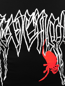 Tricou negru cu imprimeu Bolf MT3026