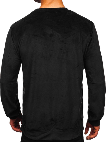 Bluză velur neagră Bolf 8B1166