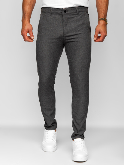 Pantaloni formali pentru bărbați din grafit Bolf 0041