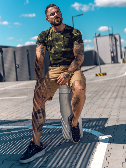 Tricou camo pentru bărbați Bolf S807A1