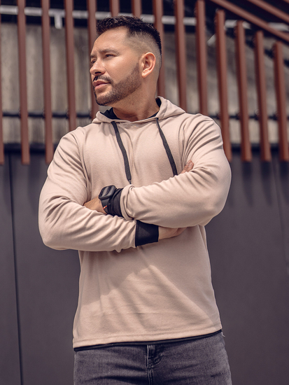 Hanorac negru-bej Bolf 145380