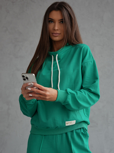 Set trening din două piese pentru femei verde Bolf 82162