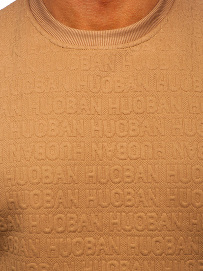 Bluză cu imprimeu bej Bolf LJ0599