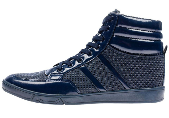 Teniși înalți pentru bărbat bleumarin Bolf 701