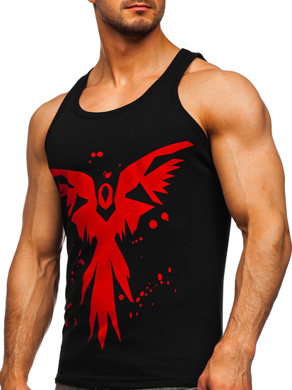 Maiou negru cu imprimeu Bolf 14843