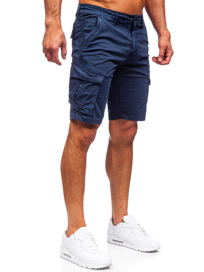 Pantaloni scurți cargo bleumarin Bolf YF2222