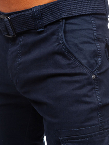 Pantaloni cargo bleumarin bărbați Bolf 1672