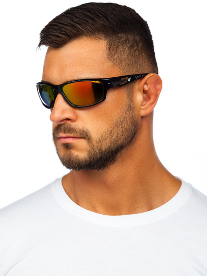 Ochelari de soare negru-albastru Bolf MIAMI8