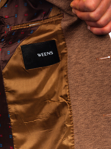 Sacou bărbătesc casual maro Bolf 24401