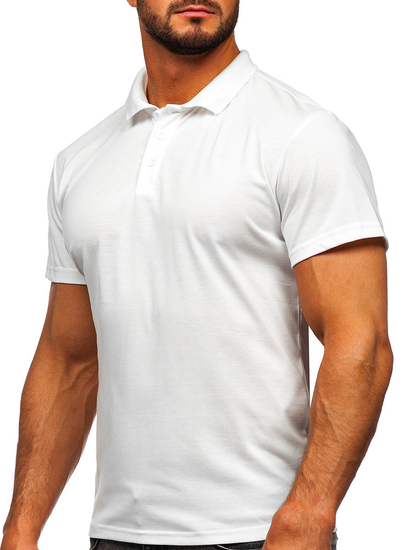 Tricou polo alb Bolf 8T80