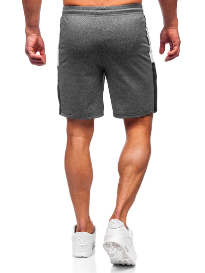 Pantaloni scurți de training grafit Bolf 68040