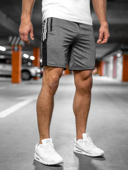 Pantaloni de trening grafit pentru bărbați Bolf 68006A