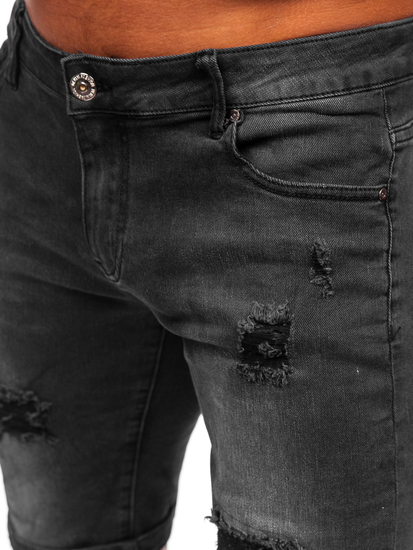 Blugi scurti negri Bolf TF195