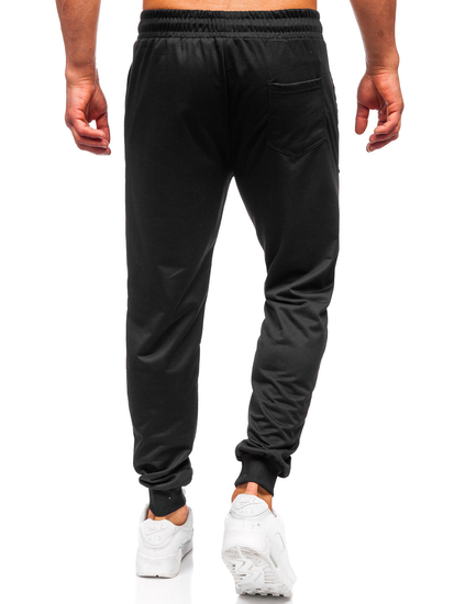 Pantaloni de trening joggers negri Bolf JX6365