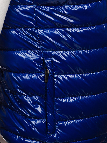 Vestă albastră matlasată Bolf R0109A