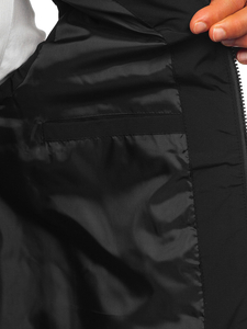 Vestă neagră matlasată pentru bărbați Bolf 31M5062