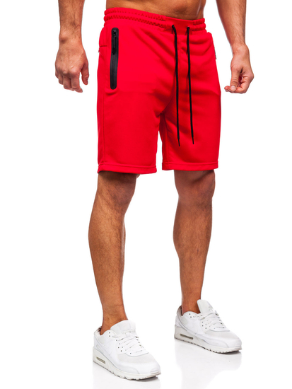 Pantaloni de trening roșii pentru bărbați Bolf 17K532