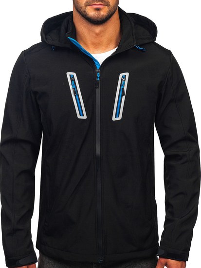 Geaca softshell neagră Bolf HSS036