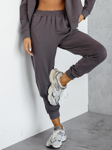 Cu glugă pentru femei din două piese Set trening Grafit Bolf 821110