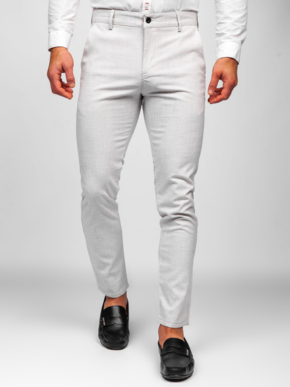 Pantaloni bej chinos Bolf 0015