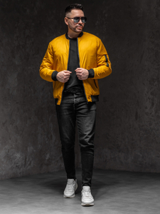 Bluză camel cu imprimeu Bolf AK95A1