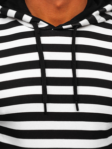 Hanorac alb cu imprimeu Bolf 141029