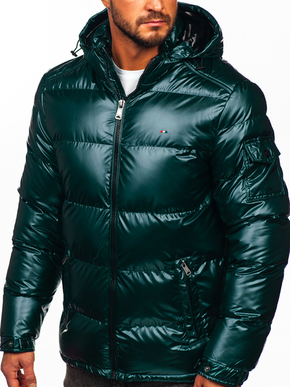 Geacă de iarnă sport verde Bolf EX2138B