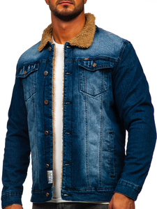 Geacă de blugi bleumarin Bolf MJ520BS