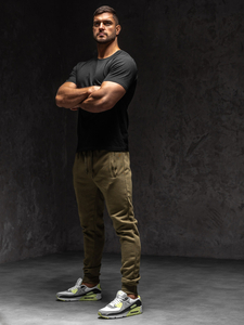 Pantaloni de trening joggers camel Bolf XW01-C