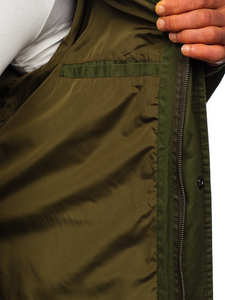 Geacă parka verde Bolf 5391