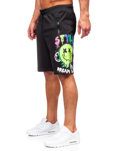 Pantaloni scurți de trening negri Bolf HS7195