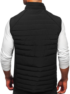 Vestă neagră matlasată pentru bărbați Bolf 31M5062